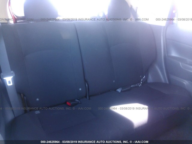 3N1CE2CP8FL361851 - 2015 NISSAN VERSA NOTE S/S PLUS/SV/SL/SR BURGUNDY photo 8