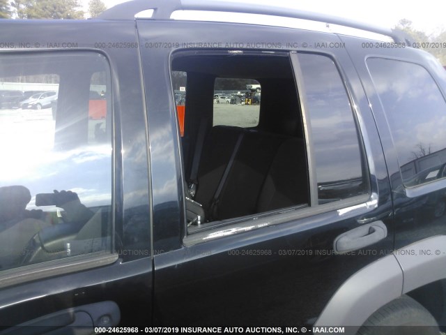 1J4GL48KX3W732683 - 2003 JEEP LIBERTY SPORT/FREEDOM შავი ფოტო 6