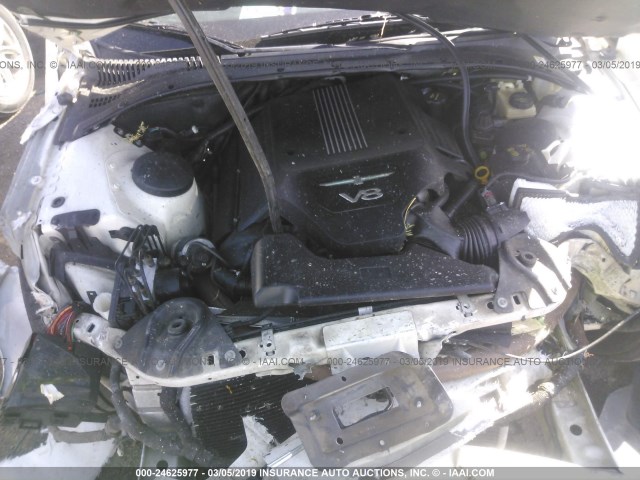 1FAHP60AX3Y101326 - 2003 FORD THUNDERBIRD  WHITE photo 10