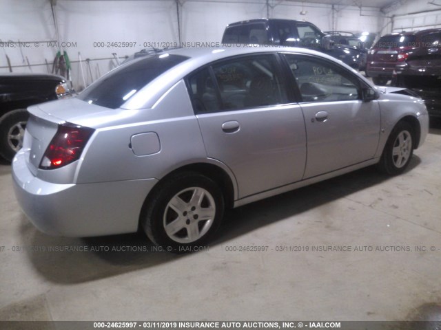 1G8AJ55F47Z136210 - 2007 SATURN ION LEVEL 2 银色 照片 4