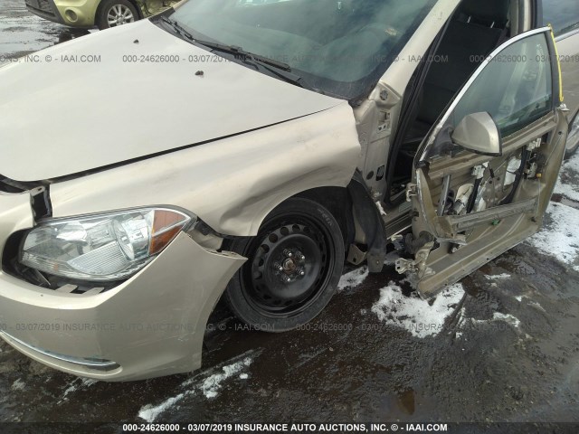 1G1ZJ57729F179603 - 2009 CHEVROLET MALIBU 2LT GOLD photo 6