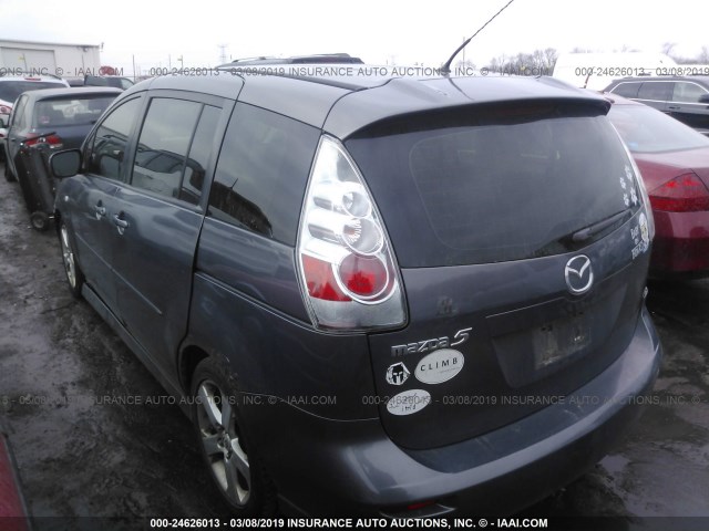 JM1CR293570136226 - 2007 MAZDA 5 GRAY photo 3