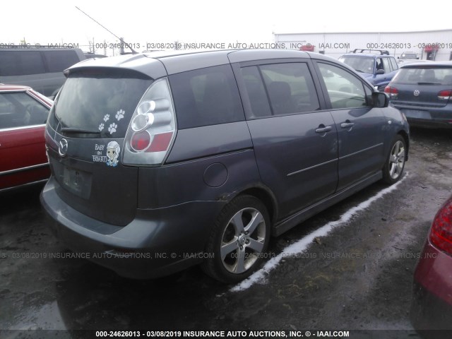 JM1CR293570136226 - 2007 MAZDA 5 GRAY photo 4