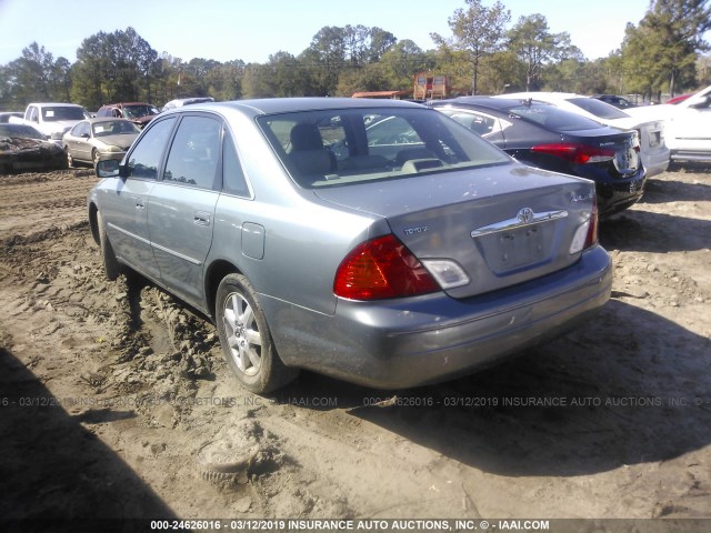 4T1BF28B01U150429 - 2001 TOYOTA AVALON XL/XLS GREEN photo 3