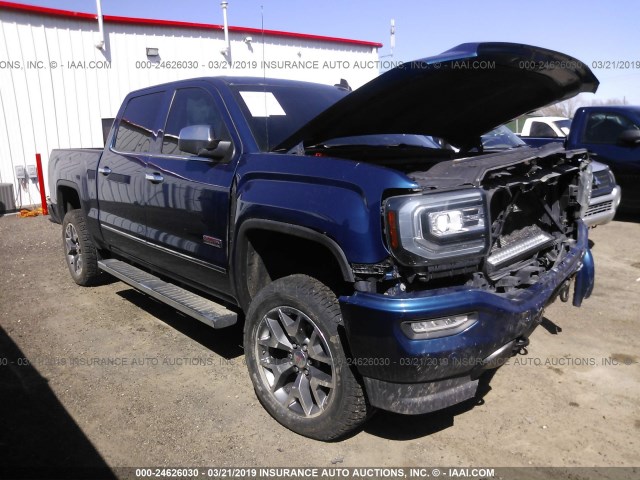 3GTU2NEC3GG107884 - 2016 GMC SIERRA K1500 SLT BLUE photo 1