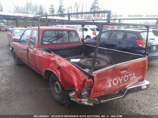 JT4RN93P6P5073344 - 1993 TOYOTA PICKUP 1/2 TON EX LONG WHLBSE DX MAROON photo 6