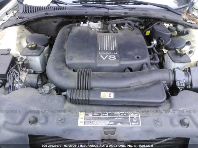 1LNHM87A9YY889930 - 2000 LINCOLN LS WHITE photo 10