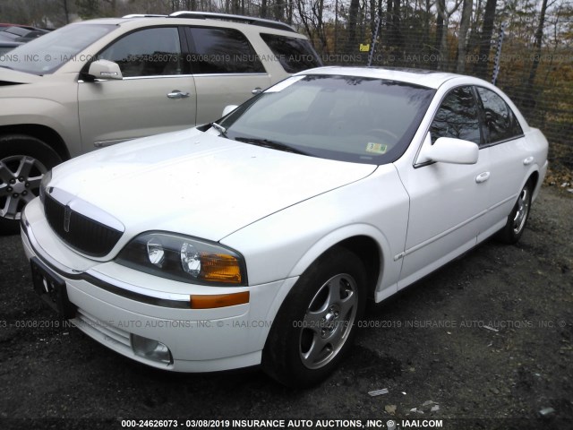 1LNHM87A9YY889930 - 2000 LINCOLN LS WHITE photo 2