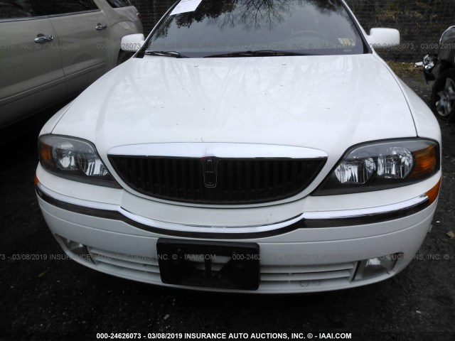 1LNHM87A9YY889930 - 2000 LINCOLN LS WHITE photo 6