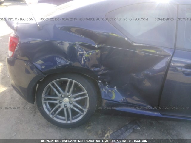 JTKJF5C72C3034526 - 2012 TOYOTA SCION TC ლურჯი ფოტო 6