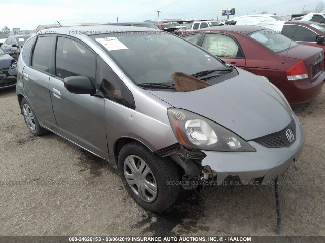 JHMGE8H24AC006323 - 2010 HONDA FIT GRAY photo 1