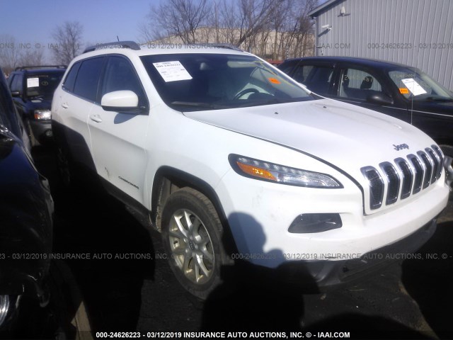 1C4PJMCB1FW795338 - 2015 JEEP CHEROKEE LATITUDE WHITE photo 1