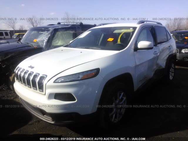 1C4PJMCB1FW795338 - 2015 JEEP CHEROKEE LATITUDE WHITE photo 2