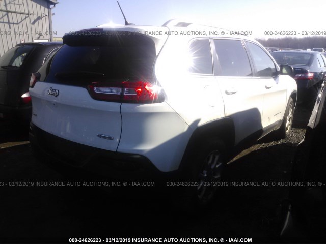 1C4PJMCB1FW795338 - 2015 JEEP CHEROKEE LATITUDE WHITE photo 4