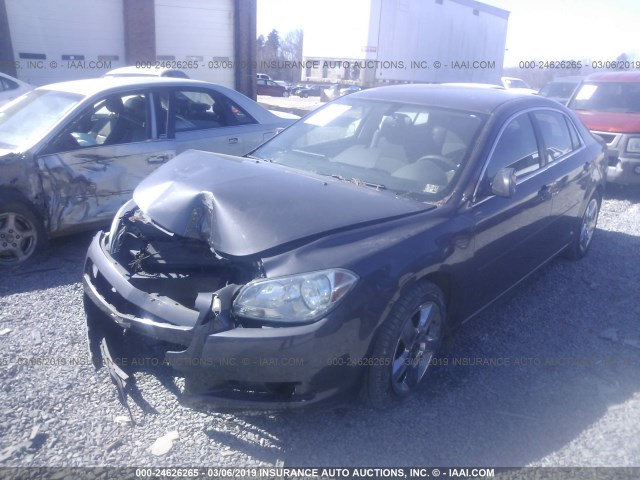 1G1ZC5E09A4161647 - 2010 CHEVROLET MALIBU 1LT 灰色 照片 2