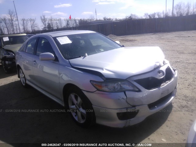 4T1BF3EK6BU221063 - 2011 TOYOTA CAMRY SE/LE/XLE 银色 照片 1