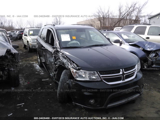 3C4PDCBG0ET141692 - 2014 DODGE JOURNEY SXT BLACK photo 1