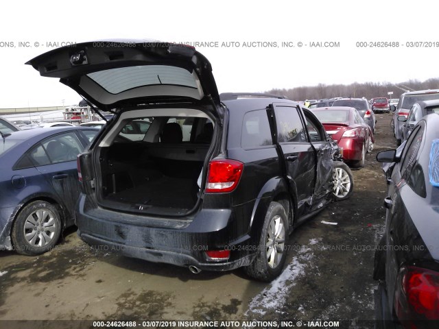 3C4PDCBG0ET141692 - 2014 DODGE JOURNEY SXT BLACK photo 4