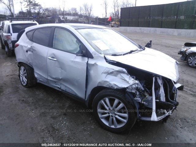 KM8JUCAC4AU106444 - 2010 HYUNDAI TUCSON GLS/LIMITED ვერცხლისფერი ფოტო 1