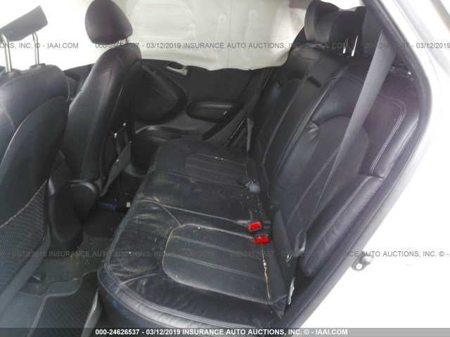 KM8JUCAC4AU106444 - 2010 HYUNDAI TUCSON GLS/LIMITED ვერცხლისფერი ფოტო 8