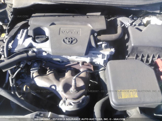 4T1BF1FK2CU151520 - 2012 TOYOTA CAMRY SE/LE/XLE 黑色 照片 10