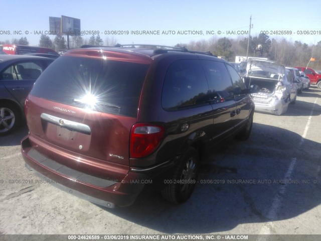 2A8GP64L97R167063 - 2007 CHRYSLER TOWN & COUNTRY LIMITED BURGUNDY photo 4