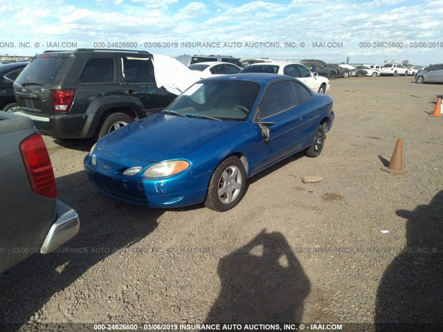 3FAKP1132XR177930 - 1999 FORD ESCORT ZX2/COOL/HOT BLUE photo 2