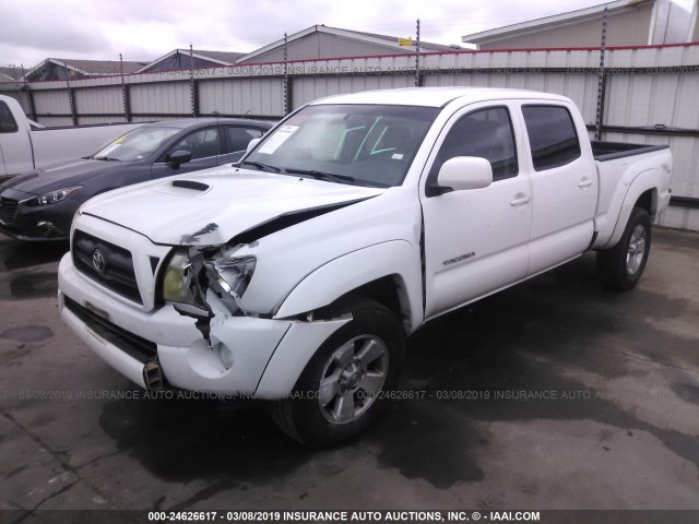 3TMKU72N87M011253 - 2007 TOYOTA TACOMA DBL CAB PRERUNNER LNG BED WHITE photo 2