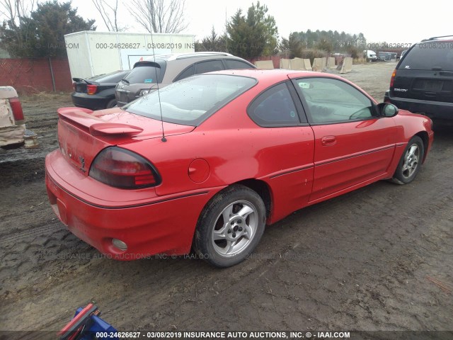 1G2NV12E85M185313 - 2005 PONTIAC GRAND AM GT1 RED photo 4