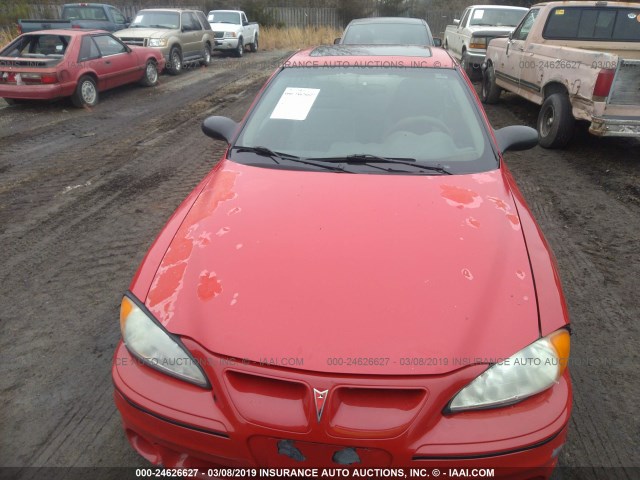 1G2NV12E85M185313 - 2005 PONTIAC GRAND AM GT1 RED photo 6