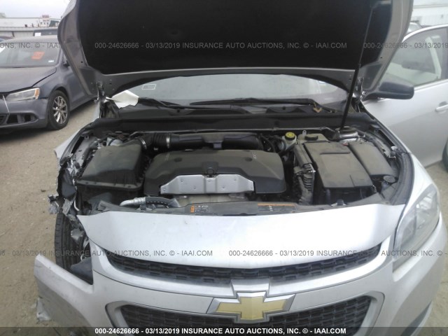 1G11B5SL3FF301508 - 2015 CHEVROLET MALIBU LS SILVER photo 10