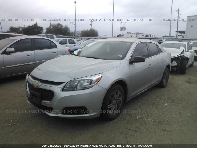 1G11B5SL3FF301508 - 2015 CHEVROLET MALIBU LS SILVER photo 2