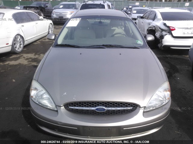 1FAHP55SX2G106994 - 2002 FORD TAURUS SES TAN photo 6