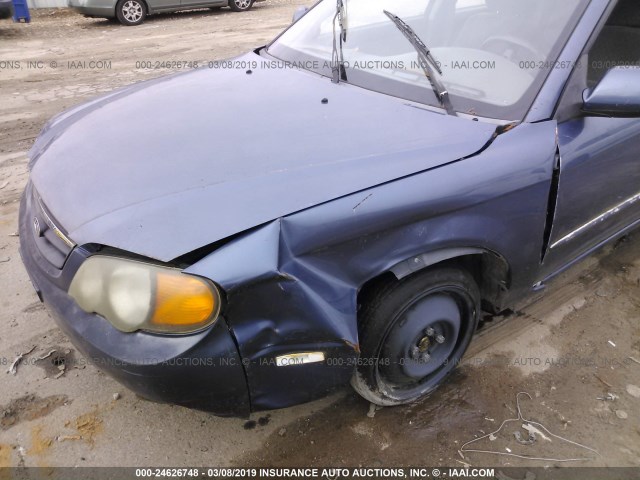 KNAFB161425087415 - 2002 KIA SPECTRA GS/GSX ლურჯი ფოტო 6
