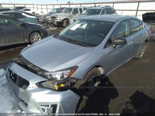 4S3GKAA6XH3603078 - 2017 SUBARU IMPREZA SILVER photo 2