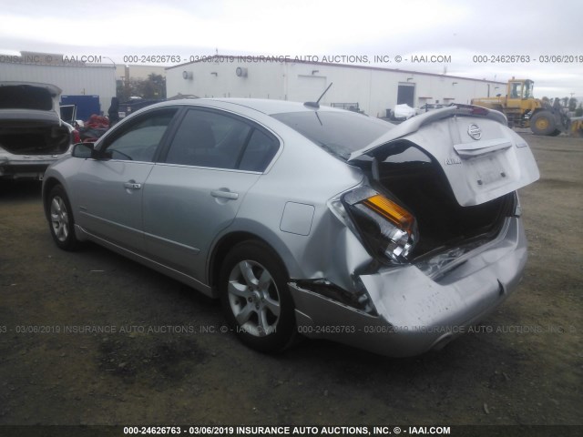 1N4CL21E58C283912 - 2008 NISSAN ALTIMA HYBRID SILVER photo 3