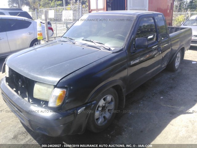 1N6DD26S2YC337870 - 2000 NISSAN FRONTIER KING CAB XE BLACK photo 6