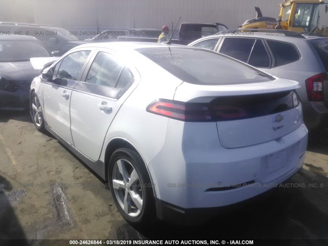 1G1RF6E49EU117699 - 2014 CHEVROLET VOLT WHITE photo 3