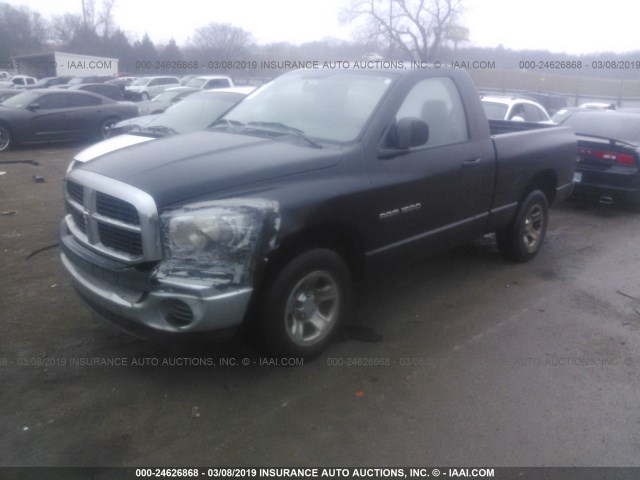 1D7HA16K86J170257 - 2006 DODGE RAM 1500 ST BLACK photo 2