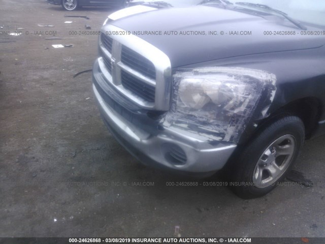 1D7HA16K86J170257 - 2006 DODGE RAM 1500 ST BLACK photo 6