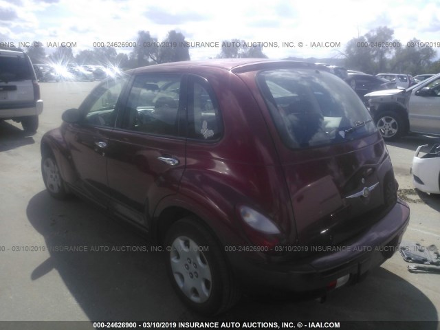 3A4FY58B76T201759 - 2006 CHRYSLER PT CRUISER TOURING RED photo 3