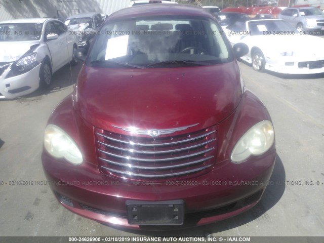 3A4FY58B76T201759 - 2006 CHRYSLER PT CRUISER TOURING RED photo 6