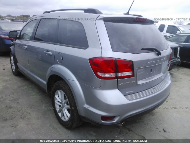 3C4PDCBG4FT743075 - 2015 DODGE JOURNEY SXT GRAY photo 3