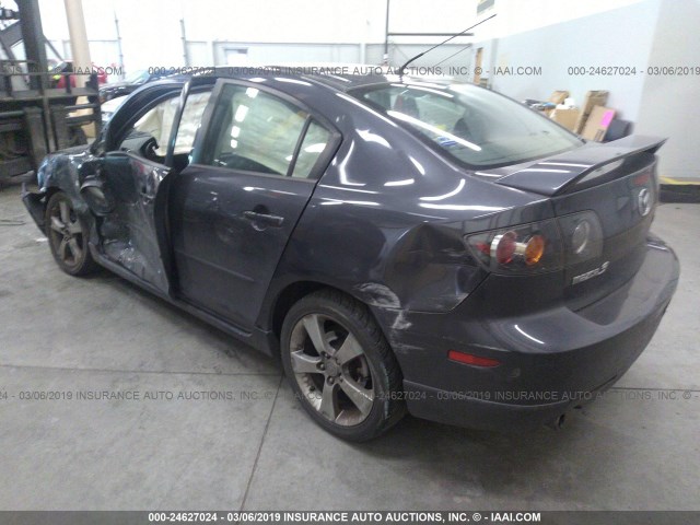 JM1BK323051271816 - 2005 MAZDA 3 S GRAY photo 3