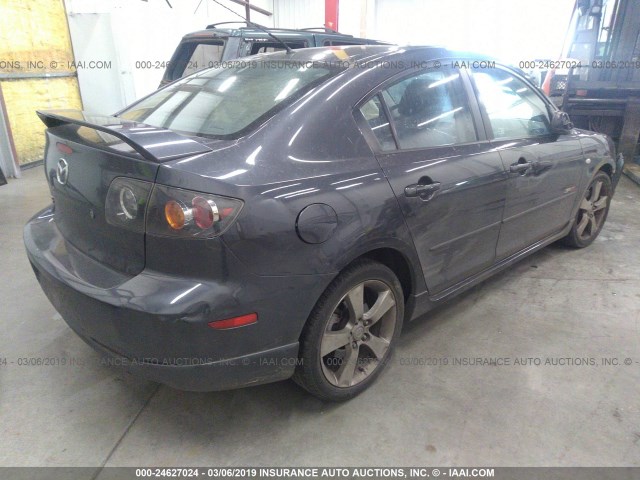 JM1BK323051271816 - 2005 MAZDA 3 S GRAY photo 4