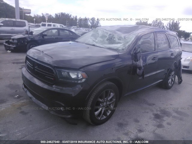 1C4RDHDG1HC642321 - 2017 DODGE DURANGO GT BROWN photo 2