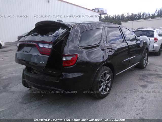 1C4RDHDG1HC642321 - 2017 DODGE DURANGO GT BROWN photo 4