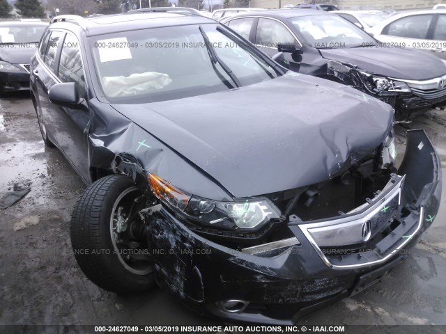 JH4CW2H68DC000895 - 2013 ACURA TSX TECH GRAY photo 1