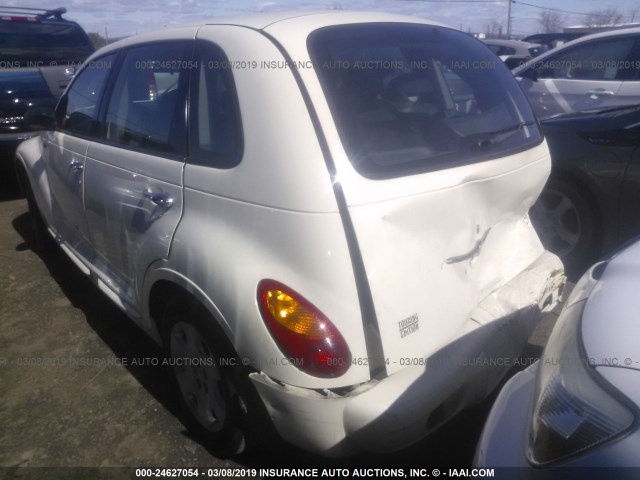 3C4FY58B45T533498 - 2005 CHRYSLER PT CRUISER TOURING WHITE photo 3