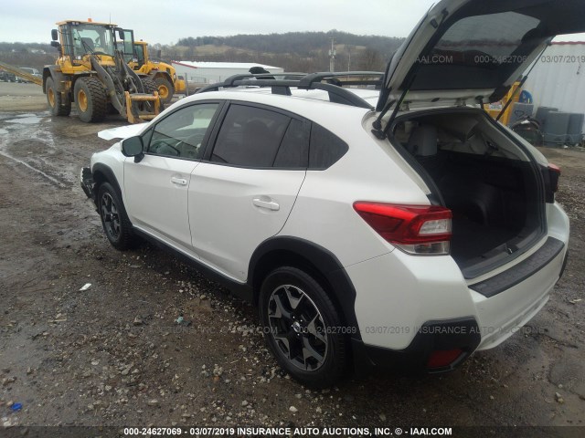 JF2GTABC1JH250189 - 2018 SUBARU CROSSTREK PREMIUM WHITE photo 3